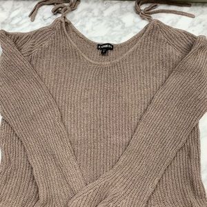 Express Open Shoulder Sweater